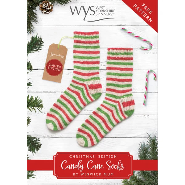 WYS Candy Cane sock yarn NZ - Eskdale Yarns