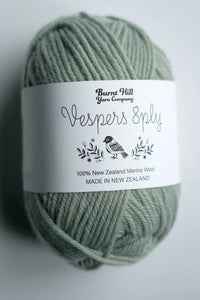 Smokey Blue 8ply Vespers Merino wool