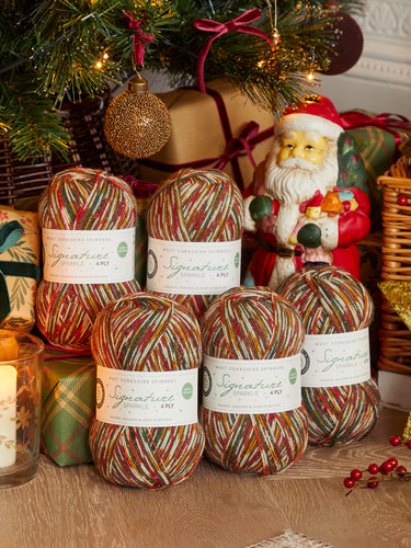 WYS 4 ply Yuletide Christmas yarn 2024